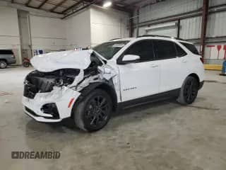 2023 Chevrolet Equinox RS с VIN 3GNAXMEG4PL111295, выставлен на аукционе Copart как лот 69955805 с пробегом 19 352 миль миль и На запчасти • Non repairable. История ставок и продаж доступна на DreamBid. Изображение 1.