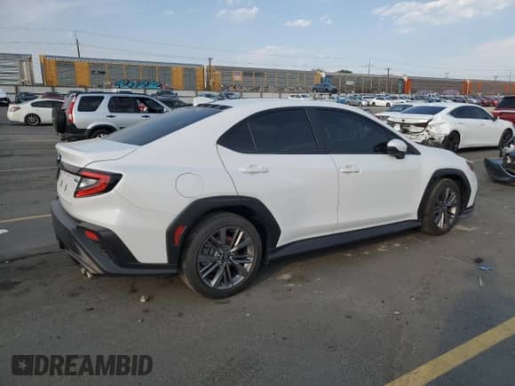 2023 Subaru WRX с VIN JF1VBAA61P9822973, выставлен на аукционе Copart как лот 72050655 с пробегом 7 383 миль миль и Списание • Salvage title. История ставок и продаж доступна на DreamBid. Изображение 3.