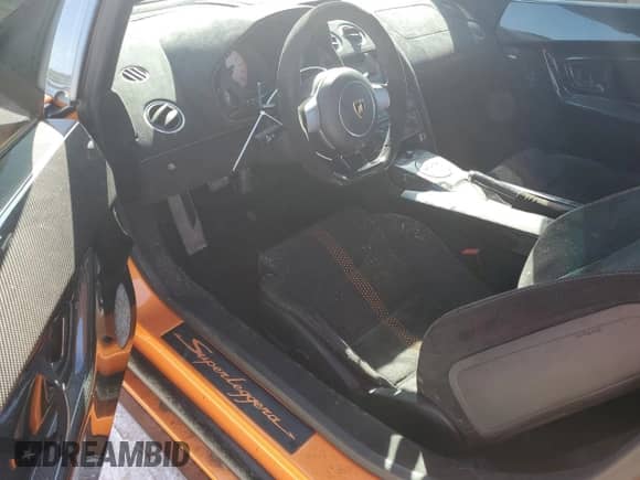 2008 Lamborghini Gallardo with VIN ZHWGU43T78LA07001, listed as a Copart auction lot 75648814 with Not provided miles and Salvage title. Bid and sale history available at DreamBid. Image 8.