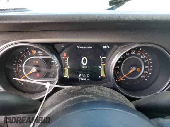 2021 Jeep Wrangler Unlimited Willys с VIN 1C4HJXDGXMW557596, выставлен на аукционе Copart как лот 66014645 с пробегом 75 456 миль миль и На запчасти • Non repairable. История ставок и продаж доступна на DreamBid. Изображение 9.