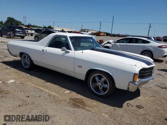 1972 Chevrolet El Camino с VIN 1D80F2L504811, выставлен на аукционе Copart как лот 60793105 с пробегом 69 904 миль миль и Чистый • Clean title. История ставок и продаж доступна на DreamBid. Изображение 4.