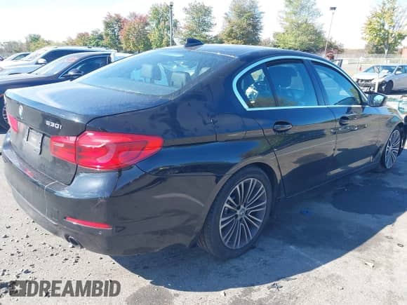 2019 BMW 5 Series 530i xDrive with VIN WBAJA7C59KWW15919, listed as a IAAI auction lot 43396100 with 104,228 mi miles and . Bid and sale history available at DreamBid. Image 4.