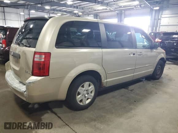 2009 Dodge Grand Caravan SE with VIN 2D8HN44E49R645207, listed as a Copart auction lot 69545455 with Not provided miles and Salvage title. Bid and sale history available at DreamBid. Image 3.