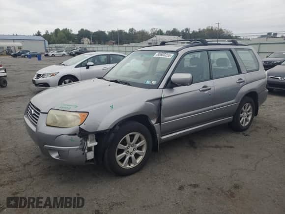 2008 Subaru Forester X with VIN JF1SG65698H723286, listed as a Copart auction lot 80603255 with 207,579 mi miles and Salvage title. Bid and sale history available at DreamBid. Image 1.