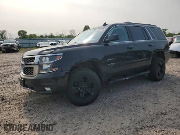 2019 Chevrolet Tahoe LT with VIN 1GNSKBKC5KR181740, listed as a Copart auction lot 58622855 with 67,013 mi miles and Salvage title. Bid and sale history available at DreamBid. Image 1.