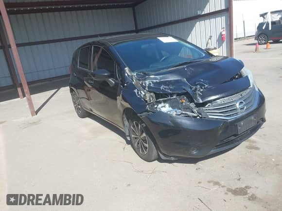 2015 Nissan Note SV z VIN 3N1CE2CP7FL398695, wystawiony jako IAAI lot #43133954 z przebiegiem 127 743 mil mil oraz . Historia ofert i sprzedaży dostępna na DreamBid. Obrazek 1.