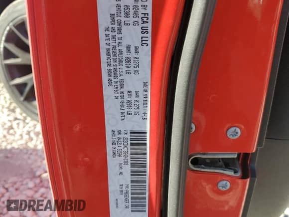 2016 Dodge Charger Road/Track with VIN 2C3CDXCT3GH241383, listed as a Copart auction lot 86530545 with 116,791 mi miles and Salvage title. Bid and sale history available at DreamBid. Image 12.