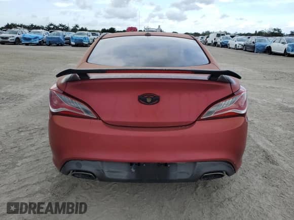 2013 Hyundai Genesis Coupe Grand Touring z VIN KMHHU6KJXDU091756, wystawiony jako Copart lot #68034235 z przebiegiem Nie podano mil oraz Czysty tytuł • Clean title. Historia ofert i sprzedaży dostępna na DreamBid. Obrazek 6.