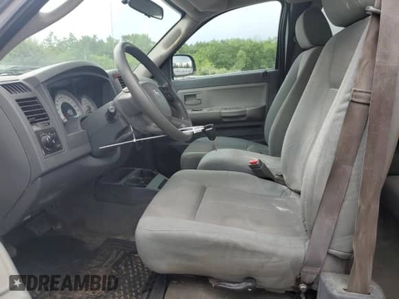 2005 Dodge Dakota SLT with VIN 1D7HW42K75S199007, listed as a Copart auction lot 62878585 with Not provided miles and Salvage title. Bid and sale history available at DreamBid. Image 7.