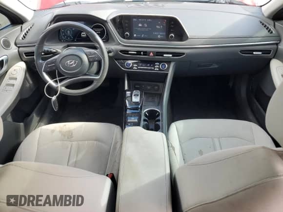 2022 Hyundai Sonata SEL with VIN KMHL14JA9NA194193, listed as a Copart auction lot 87040075 with 60,809 mi miles and Salvage title. Bid and sale history available at DreamBid. Image 8.