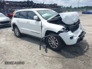 2021 Jeep Grand Cherokee Laredo E with VIN 1C4RJEAG6MC831276, listed as a IAAI auction lot 43084256 with 54,810 mi miles and . Bid and sale history available at DreamBid. Image 1.