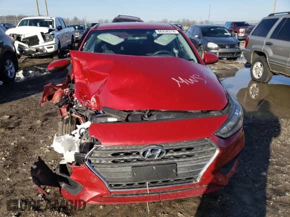 2018 Hyundai Accent SE with VIN 3KPC24A39JE028640, listed as a Copart auction lot 86258314 with 126,622 mi miles and Salvage title. Bid and sale history available at DreamBid. Image 5.