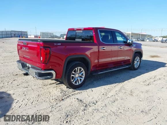 2020 GMC Sierra 1500 SLT with VIN 3GTU9DET9LG287470, listed as a IAAI auction lot 41677886 with 57,462 mi miles and . Bid and sale history available at DreamBid. Image 4.