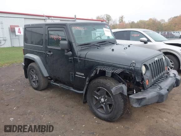 2012 Jeep Wrangler Sport with VIN 1C4AJWAG6CL179020, listed as a IAAI auction lot 43438220 with 153,792 mi miles and . Bid and sale history available at DreamBid. Image 1.