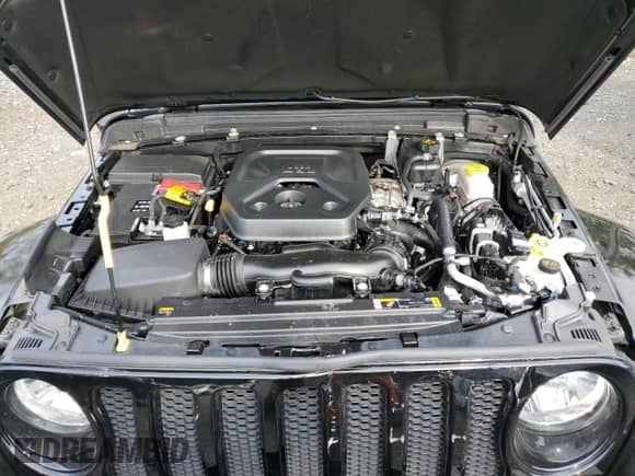 2023 Jeep Wrangler Sahara Altitude с VIN 1C4HJXENXPW619113, выставлен на аукционе Copart как лот 81230015 с пробегом 18 305 миль миль и Списание • Salvage title. История ставок и продаж доступна на DreamBid. Изображение 12.