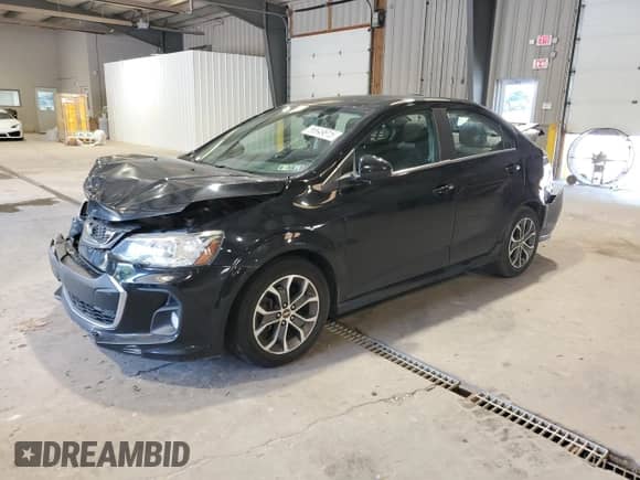 2017 Chevrolet Sonic LT with VIN 1G1JD5SB5H4151997, listed as a Copart auction lot 66649615 with 100,923 mi miles and Salvage title. Bid and sale history available at DreamBid. Image 1.