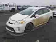 2014 Toyota Prius Three with VIN JTDKN3DU1E1740795, listed as a IAAI auction lot 43330985 with 176,707 mi miles and . Bid and sale history available at DreamBid. Image 2.