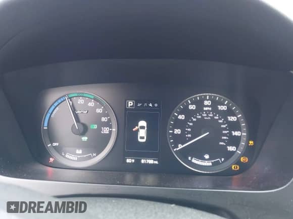 2016 Hyundai Sonata SE with VIN KMHE24L12GA023498, listed as a IAAI auction lot 43245124 with 81,788 mi miles and . Bid and sale history available at DreamBid. Image 7.