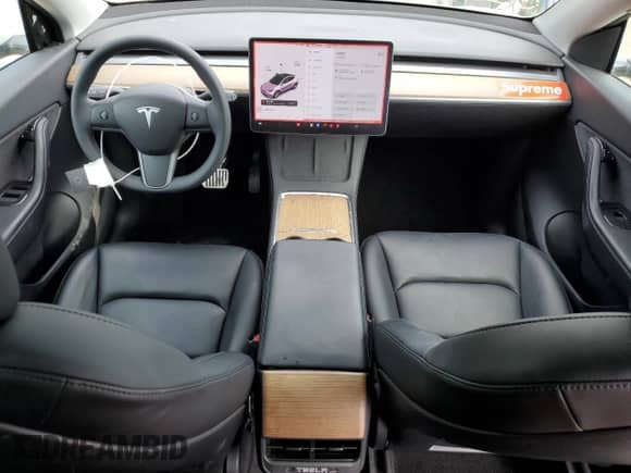 2021 Tesla Model Y Long Range z VIN 5YJYGDEE8MF298797, wystawiony jako Copart lot #81093005 z przebiegiem 54 687 mil mil oraz Szkoda całkowita • Salvage title. Historia ofert i sprzedaży dostępna na DreamBid. Obrazek 8.