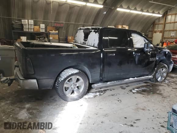 2015 Ram 1500 Big Horn with VIN 1C6RR7LT0FS600615, listed as a Copart auction lot 45966765 with 215,248 mi miles and Salvage title. Bid and sale history available at DreamBid. Image 3.