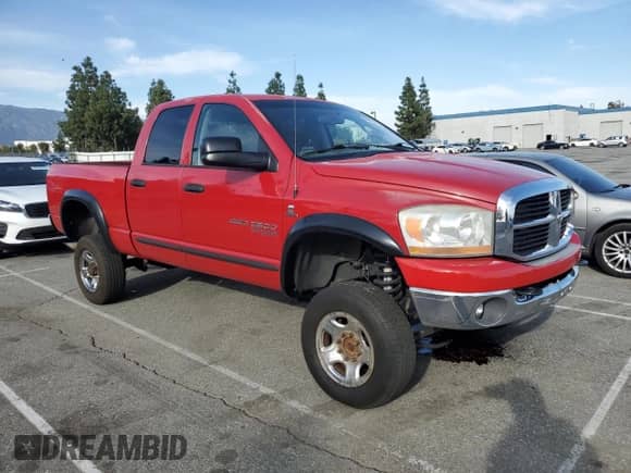2006 Dodge RAM with VIN 3D3KS28C56G249886, listed as a Copart auction lot 47891535 with 287,149 mi miles and Salvage title. Bid and sale history available at DreamBid. Image 4.