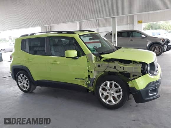2018 Jeep Renegade Latitude with VIN ZACCJABBXJPH21386, listed as a IAAI auction lot 43027227 with 17,531 mi miles and . Bid and sale history available at DreamBid. Image 14.