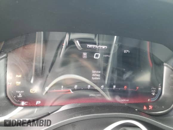 2025 Ram 1500 RHO z VIN 1C6SRFUP2SN573634, wystawiony jako Copart lot #62329235 z przebiegiem 1 406 mil mil oraz Szkoda całkowita • Salvage title. Historia ofert i sprzedaży dostępna na DreamBid. Obrazek 9.