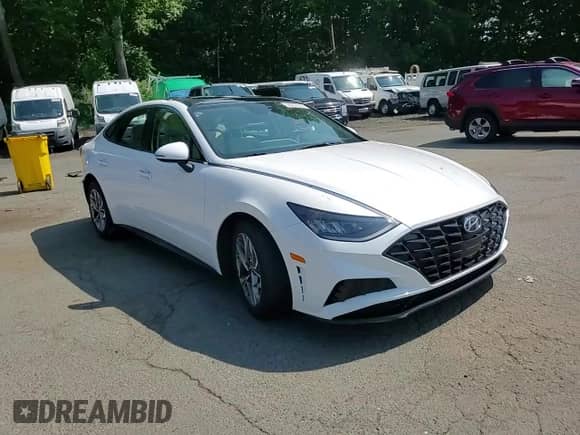 2021 Hyundai Sonata SEL with VIN KMHL14JA4MA160466, listed as a Copart auction lot 66268855 with 65,191 mi miles and Salvage title. Bid and sale history available at DreamBid. Image 13.