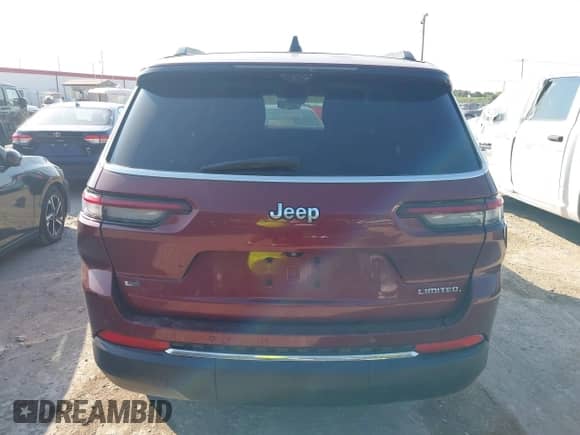 2022 Jeep Grand Cherokee Limited with VIN 1C4RJJBG9N8608922, listed as a IAAI auction lot 43227629 with 62,444 mi miles and . Bid and sale history available at DreamBid. Image 16.
