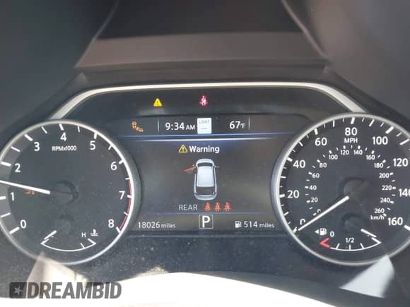 2024 Nissan Murano Platinum with VIN 5N1AZ2DS5RC108736, listed as a IAAI auction lot 42029826 with 18,026 mi miles and . Bid and sale history available at DreamBid. Image 7.