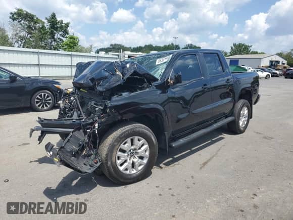 2023 Nissan Frontier S with VIN 1N6ED1EK5PN612845, listed as a Copart auction lot 66381565 with Not provided miles and Salvage title. Bid and sale history available at DreamBid. Image 1.