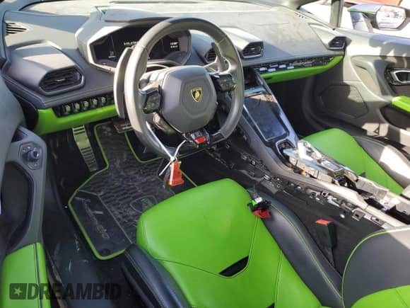 2020 Lamborghini Huracan с VIN ZHWUF4ZF5LLA13239, выставлен на аукционе Copart как лот 47603415 с пробегом 24 792 миль миль и Списание • Salvage title. История ставок и продаж доступна на DreamBid. Изображение 8.