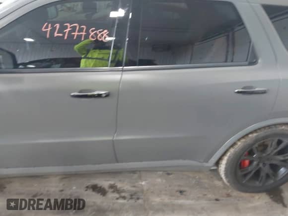 2020 Dodge Durango SRT with VIN 1C4SDJGJ4LC356519, listed as a IAAI auction lot 42777888 with 108,712 mi miles and . Bid and sale history available at DreamBid. Image 14.