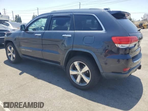2014 Jeep Grand Cherokee Limited с VIN 1C4RJEBM6EC360042, выставлен на аукционе Copart как лот 61064555 с пробегом 163 114 миль миль и Чистый • Clean title. История ставок и продаж доступна на DreamBid. Изображение 2.