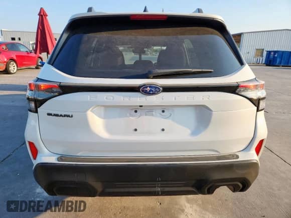 2025 Subaru Forester Premium z VIN JF2SLDBC6SH515508, wystawiony jako Copart lot #81111335 z przebiegiem 7 072 mil mil oraz Szkoda całkowita • Salvage title. Historia ofert i sprzedaży dostępna na DreamBid. Obrazek 6.