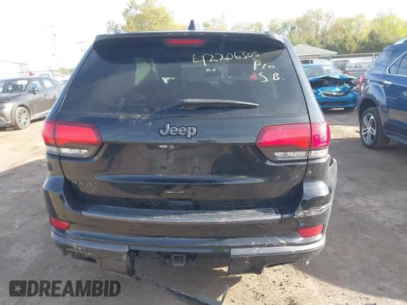 2018 Jeep Grand Cherokee Overland with VIN 1C4RJFCT1JC314558, listed as a IAAI auction lot 42206305 with 83,570 mi miles and . Bid and sale history available at DreamBid. Image 17.