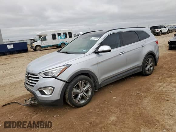 2015 Hyundai Santa Fe Limited с VIN KM8SR4HF3FU097075, выставлен на аукционе Copart как лот 81759835 с пробегом 112 378 миль миль и Списание • Salvage title. История ставок и продаж доступна на DreamBid. Изображение 1.