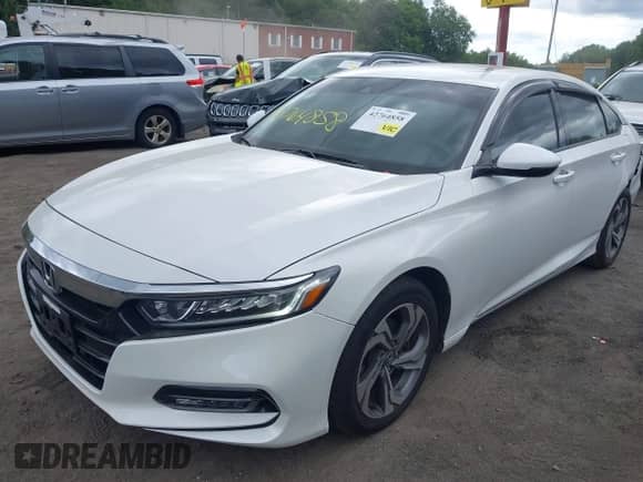 2018 Honda Accord EX-L с VIN 1HGCV1F6XJA036842, выставлен на аукционе IAAI как лот 42764858 с пробегом 126 008 миль миль и . История ставок и продаж доступна на DreamBid. Изображение 2.