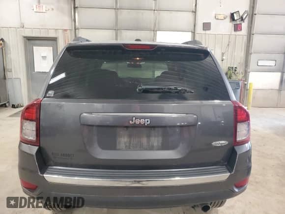 2017 Jeep Compass Latitude with VIN 1C4NJCEA3HD125892, listed as a Copart auction lot 49161585 with 183,354 mi miles and Clean title. Bid and sale history available at DreamBid. Image 6.