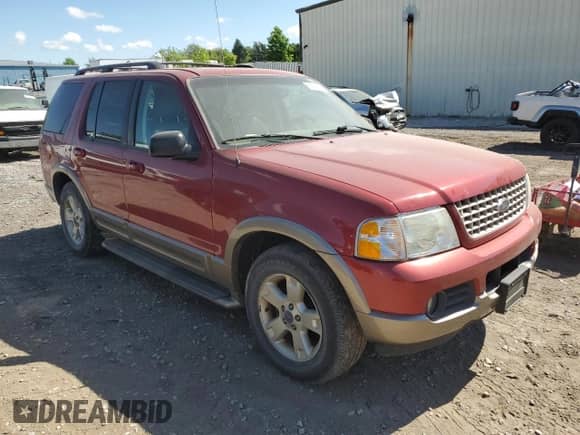 2003 Ford Explorer Eddie Bauer z VIN 1FMZU74K73UA69471, wystawiony jako Copart lot #56354875 z przebiegiem 208 953 mil mil oraz Szkoda całkowita • Salvage title. Historia ofert i sprzedaży dostępna na DreamBid. Obrazek 4.