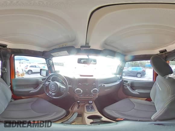 2014 Jeep Wrangler Rubicon with VIN 1C4BJWCG2EL303420, listed as a Copart auction lot 63550985 with 87,175 mi miles and Salvage title. Bid and sale history available at DreamBid. Image 15.