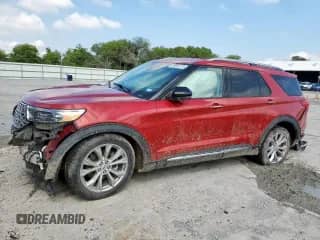 2020 Ford Explorer Limited z VIN 1FMSK7FH4LGC79467, wystawiony jako Copart lot #80034175 z przebiegiem 86 383 mil mil oraz Szkoda całkowita • Salvage title. Historia ofert i sprzedaży dostępna na DreamBid. Obrazek 1.