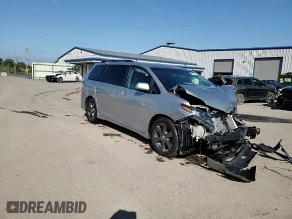 2015 Toyota Sienna SE with VIN 5TDXK3DC0FS567474, listed as a Copart auction lot 80295615 with 93,112 mi miles and Salvage title. Bid and sale history available at DreamBid. Image 15.