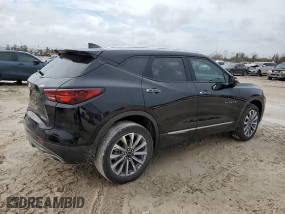 2024 Chevrolet Blazer Premier с VIN 3GNKBFR44RS189096, выставлен на аукционе Copart как лот 47016735 с пробегом 7 798 миль миль и Списание • Salvage title. История ставок и продаж доступна на DreamBid. Изображение 3.