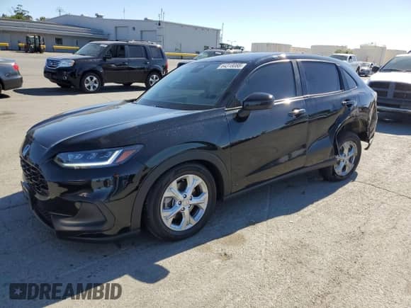2023 Honda HR-V LX with VIN 3CZRZ1H37PM705560, listed as a Copart auction lot 64318085 with 55,170 mi miles and Salvage title. Bid and sale history available at DreamBid. Image 1.