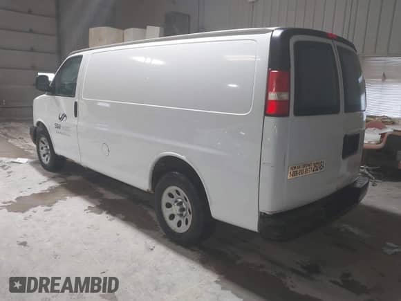 2010 Chevrolet Express Cargo with VIN 1GCUGADX1A1113221, listed as a IAAI auction lot 42155867 with Not provided miles and . Bid and sale history available at DreamBid. Image 3.