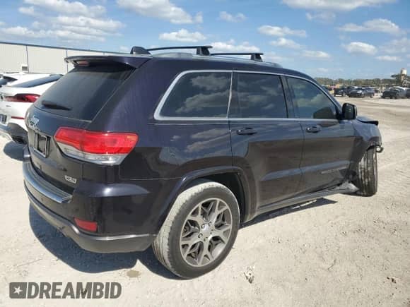 2018 Jeep Grand Cherokee Sterling with VIN 1C4RJEBG4JC304749, listed as a Copart auction lot 45123195 with 69,137 mi miles and Salvage title. Bid and sale history available at DreamBid. Image 3.