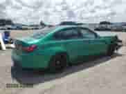 2022 BMW M3 Competition xDrive with VIN WBS43AY05NFN12563, listed as a Copart auction lot 56837075 with Not provided miles and Salvage title. Bid and sale history available at DreamBid. Image 3.