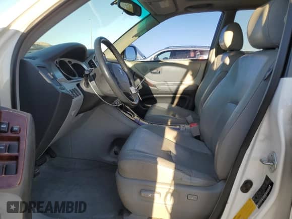 2004 Toyota Highlander with VIN JTEEP21A940048845, listed as a Copart auction lot 89533995 with 128,845 mi miles and Salvage title. Bid and sale history available at DreamBid. Image 7.