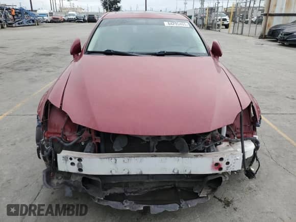 2007 Lexus IS 250 with VIN JTHBK262172049874, listed as a Copart auction lot 84295465 with 89,777 mi miles and Salvage title. Bid and sale history available at DreamBid. Image 5.